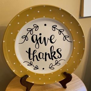 Laura Kirkland Design “Give Thanks” plate.
